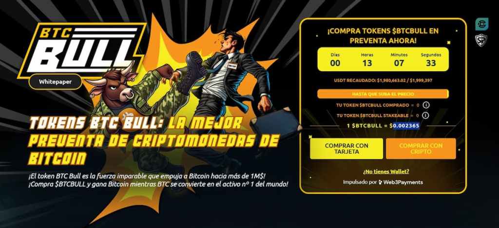 Jerome Powell, ha facilitado que nuevos proyectos como BTCBULL puedan despegar