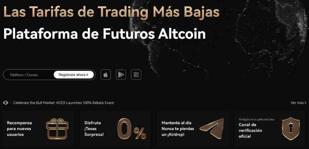 Mejores exchanges sin KYC para invertir hoy - KCEX