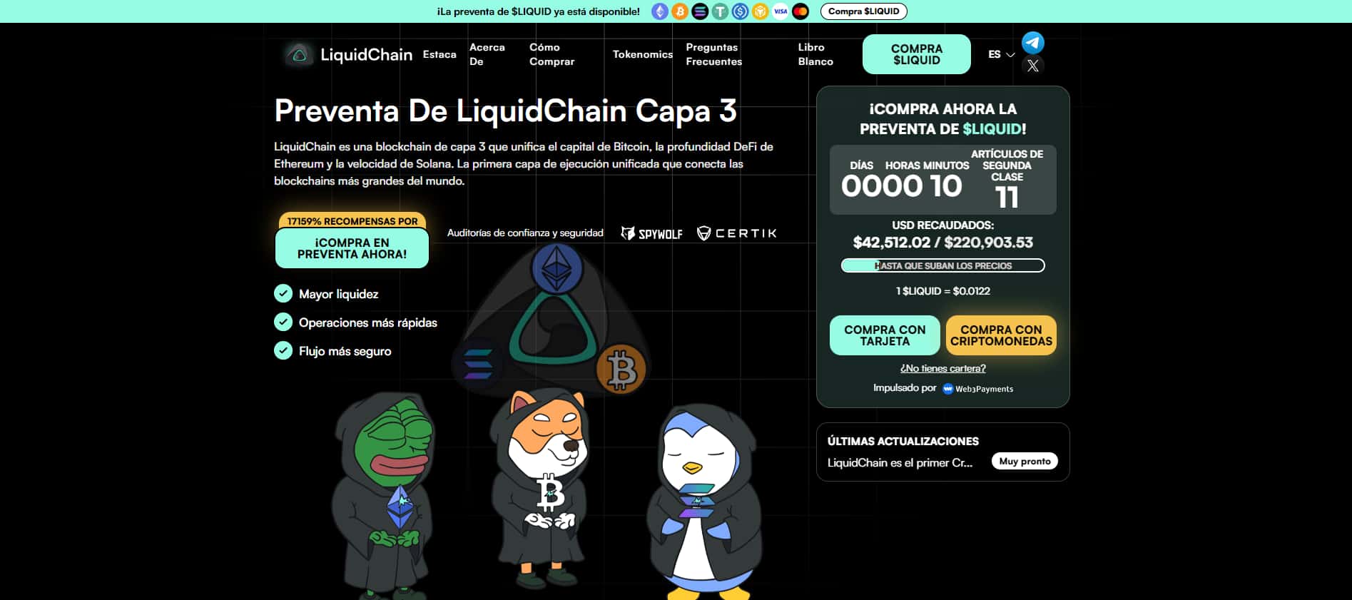 LiquidChain es una criptomoneda rentable