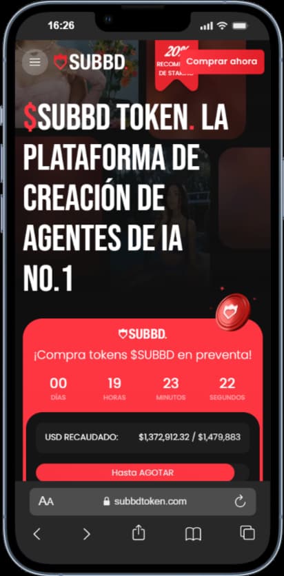 SUBBD destaca en preventas de criptomonedas de Redes sociales