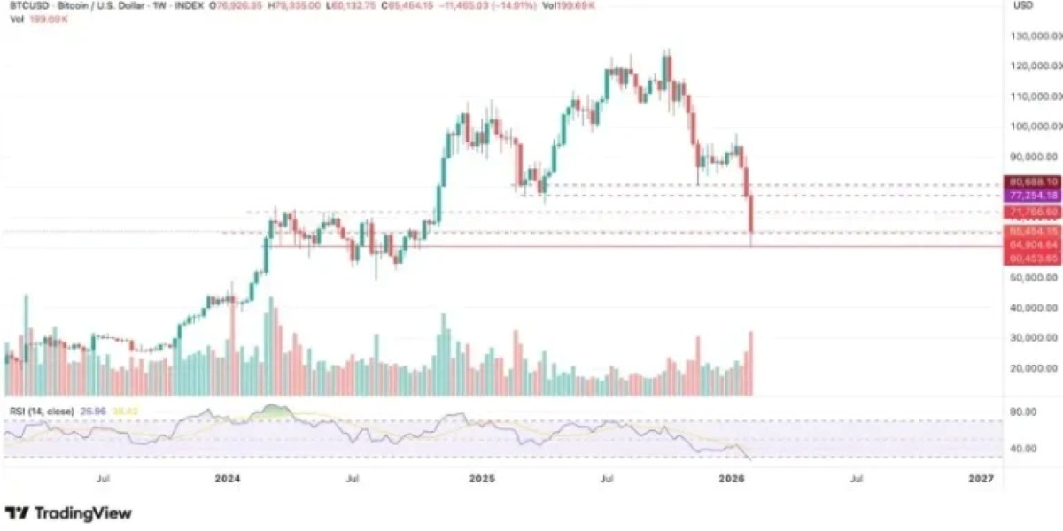 gráfica de bitcoin en tradingview