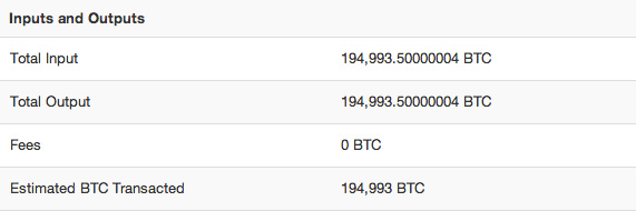 Bitcoin Large Transaction