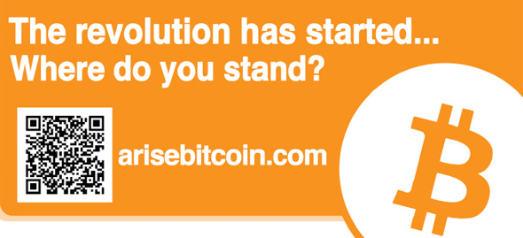 AriseBitcoin Billboard Graphic