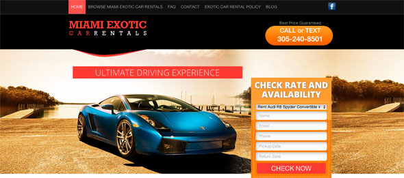 Miami Exotic Car Rentals