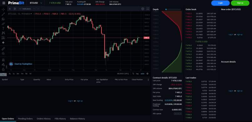 primebit interface