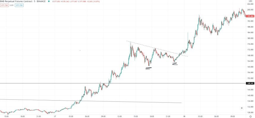 Binance Coin outlook from mid-Feb. Source: BNBUSD on TradingView.com