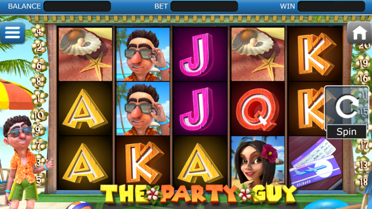 The Party Guy- real money online slot