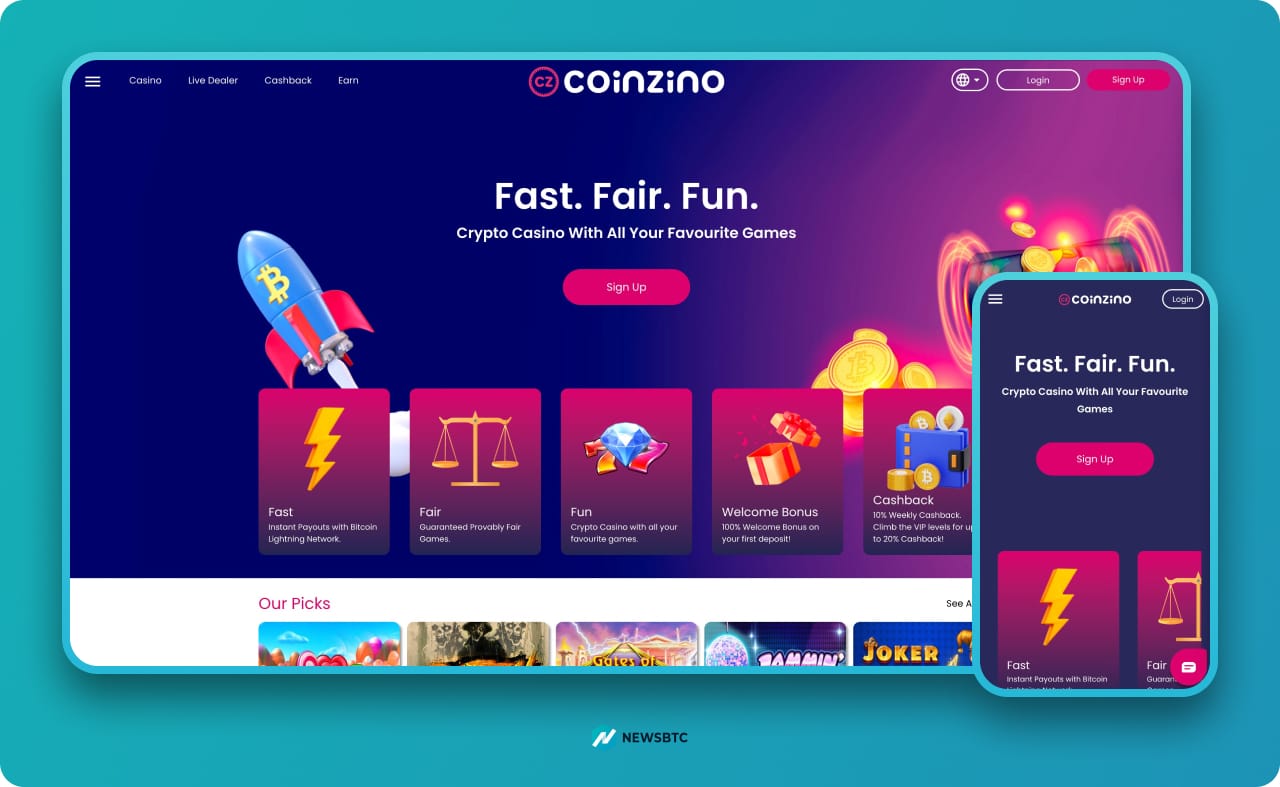 Coinzino Bitcoin slot Casino