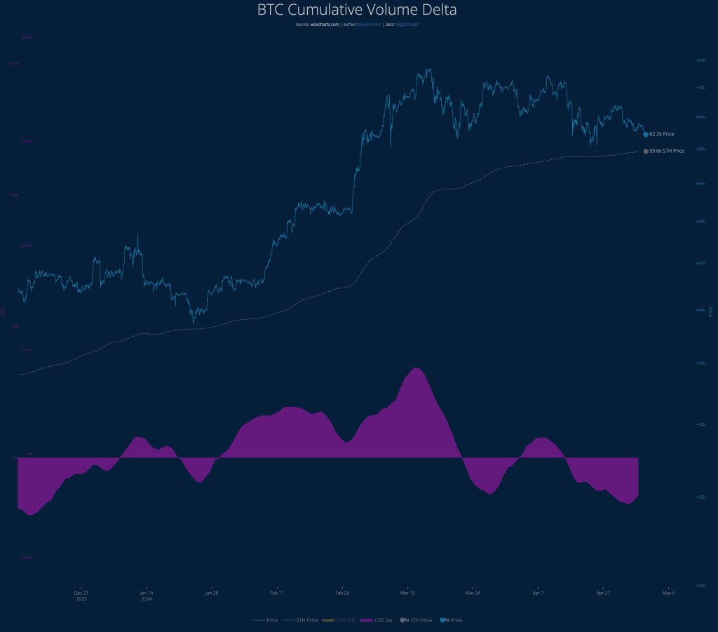 Bitcoin CVD data | Source: Willy Woo on X