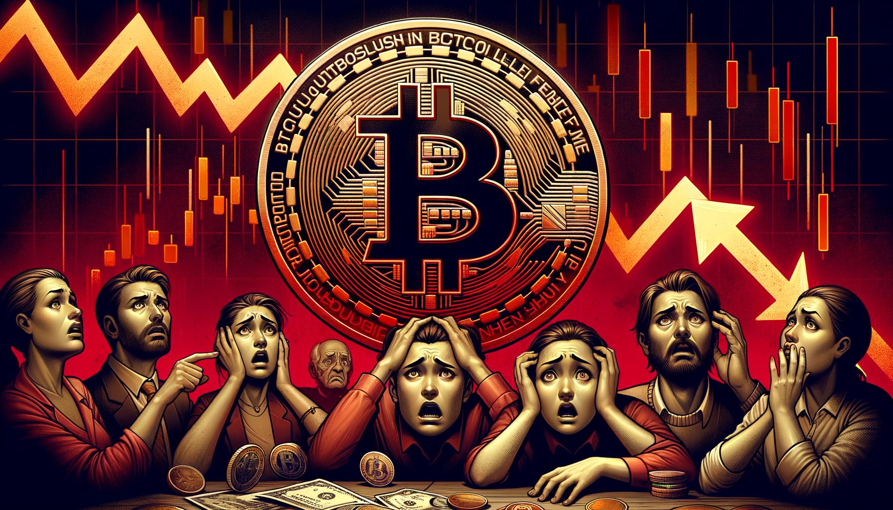 Bitcoin in Decline: Price Turns Red as Market Eyes Fed Decision