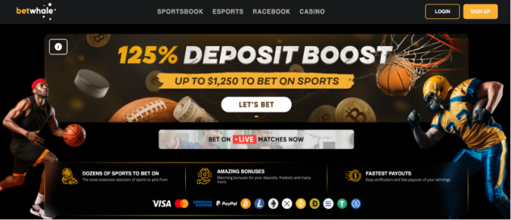 BetWhale Deposit Bonus Offer - Offshore Casino Site