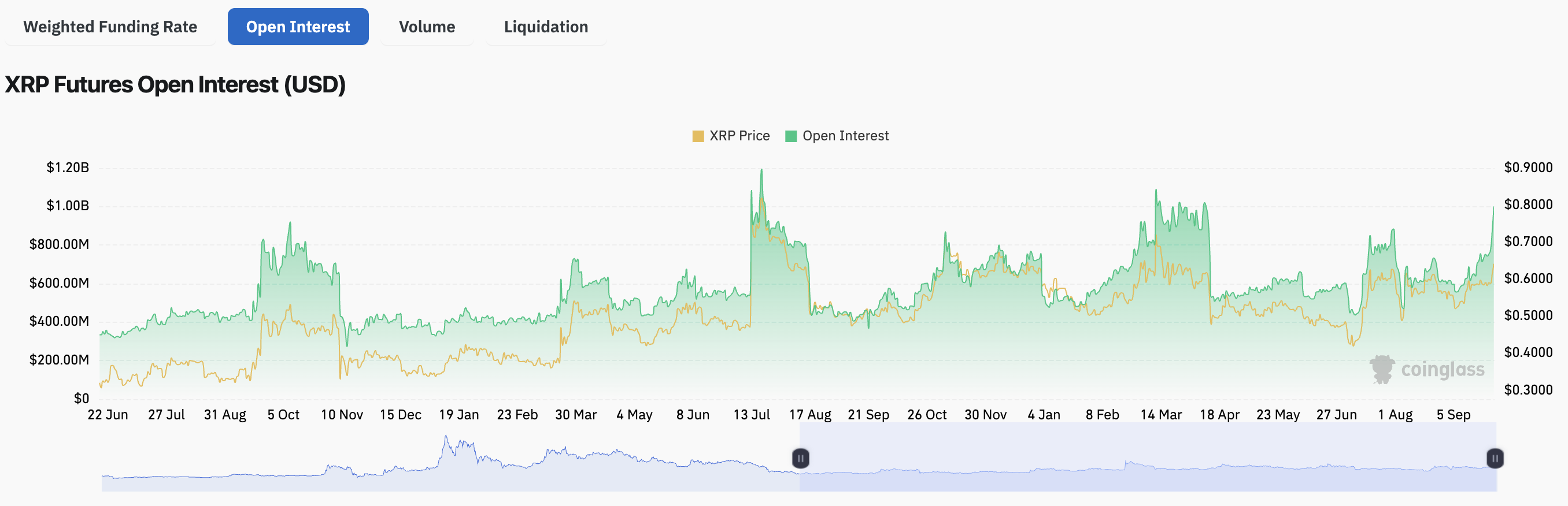 XRP OI