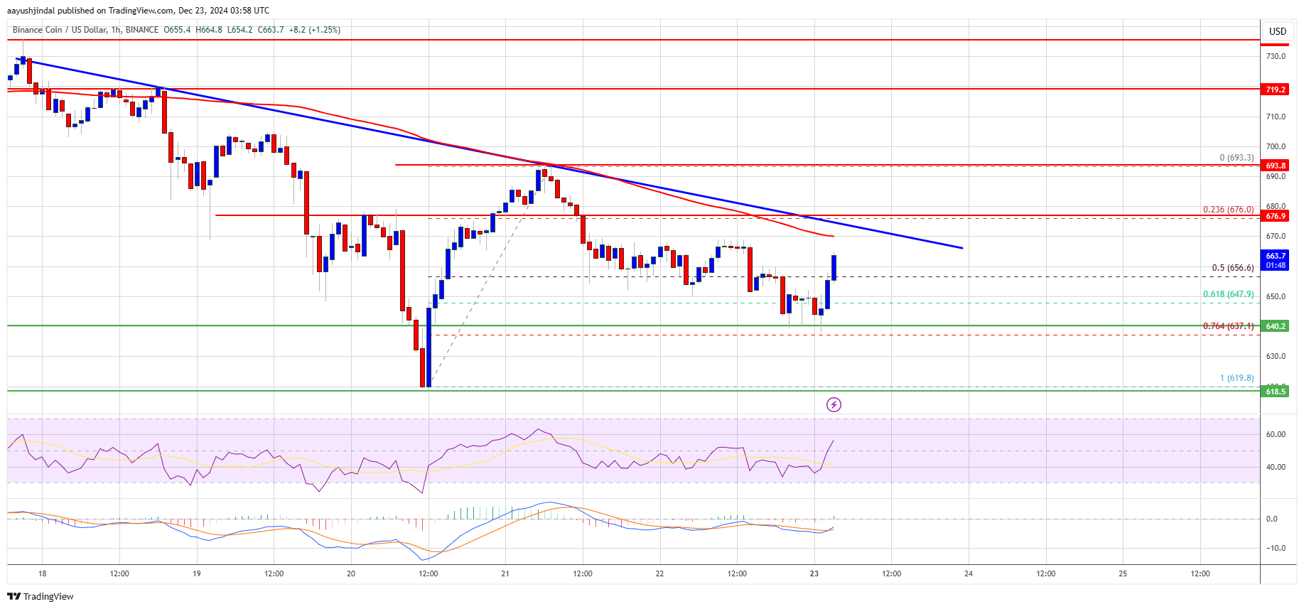 Precio del BNB