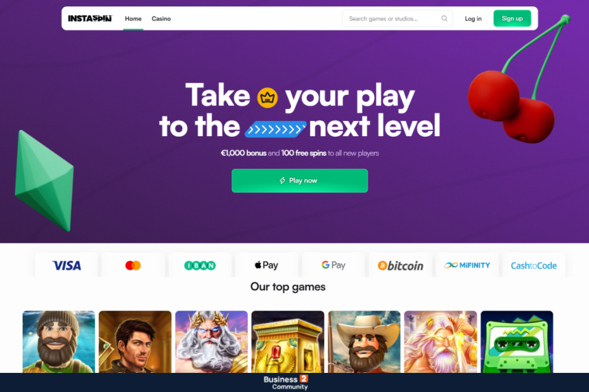 The Instaspin Casino Homepage