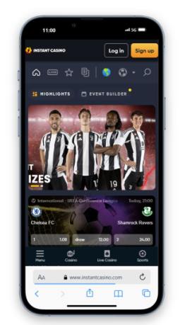 Instant Casino Sportsbook Mobile 