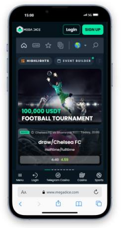 Mega Dice Sportsbook Mobile