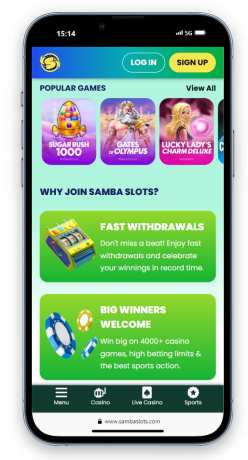 Samba Slots Not on BetStop