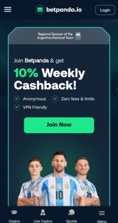 betpanda mobile screenshot