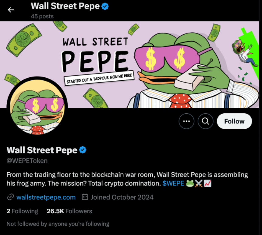 Wall Street Pepe on X.com