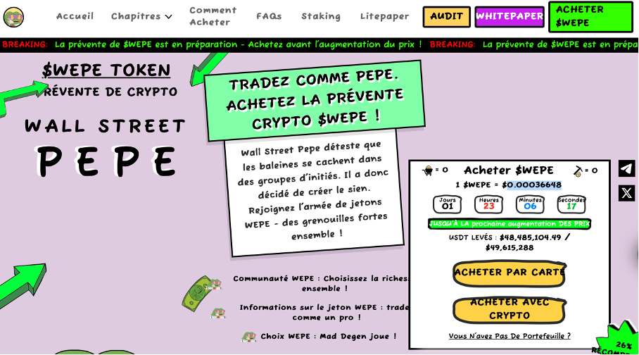 acheter-wall-street-pepe