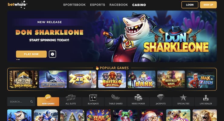 betwhale casino games like Don Sharkleone