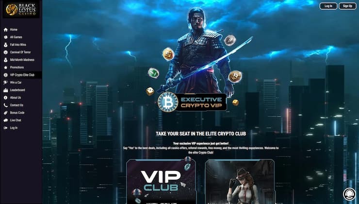 black lotus casino crypto deposits