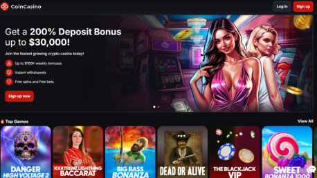 CoinCasino - Nieuw online casino Nederland met crypto games