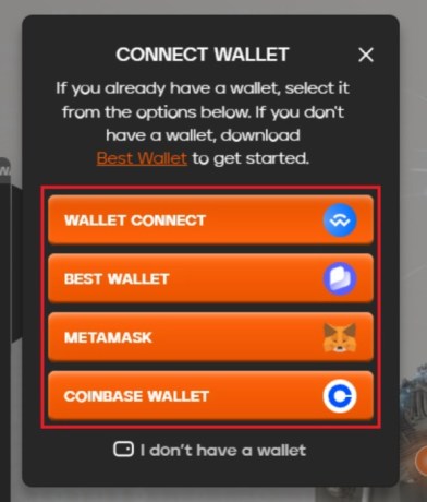 Connect your wallet