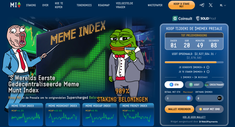 Meme index $MEMEX presale