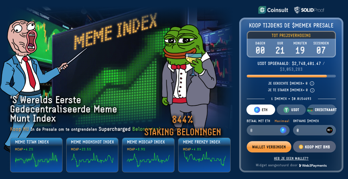 Meme Index $MEMEX - Preventa