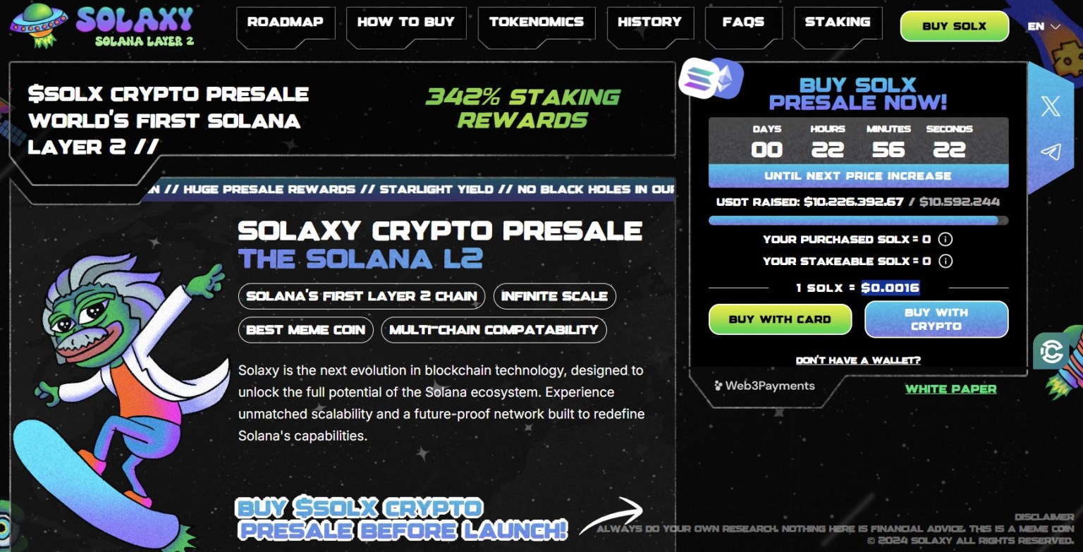 solaxy - 4 Presale Crypto Terpanas di Januari untuk Keuntungan Maksimal