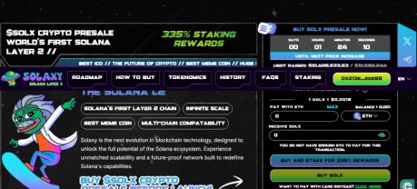 Solaxy presale website