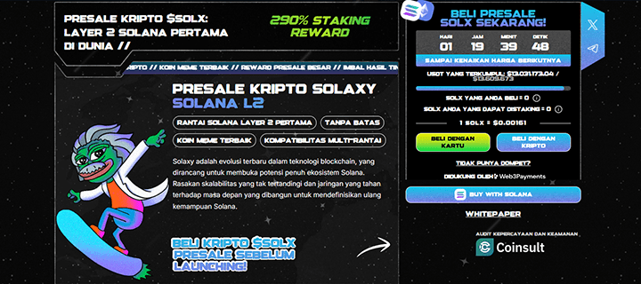 Solaxy - Crypto yang akan naik