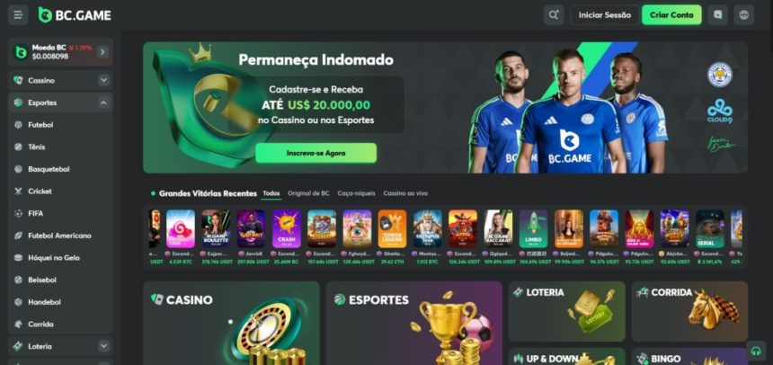 Casas de apostas que aceitam Bitcoin - BC. Game 