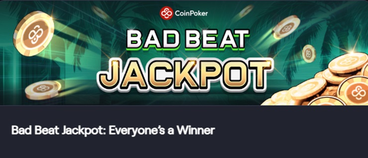 coinpoker casino bonus and promos - bad beat jackpot