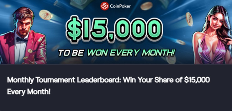 coinpoker promotions - monthly leaderboard