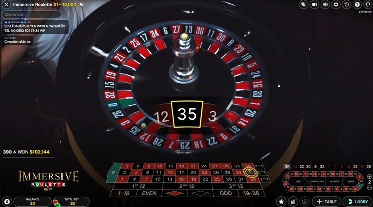 immersive roulette at coincasino