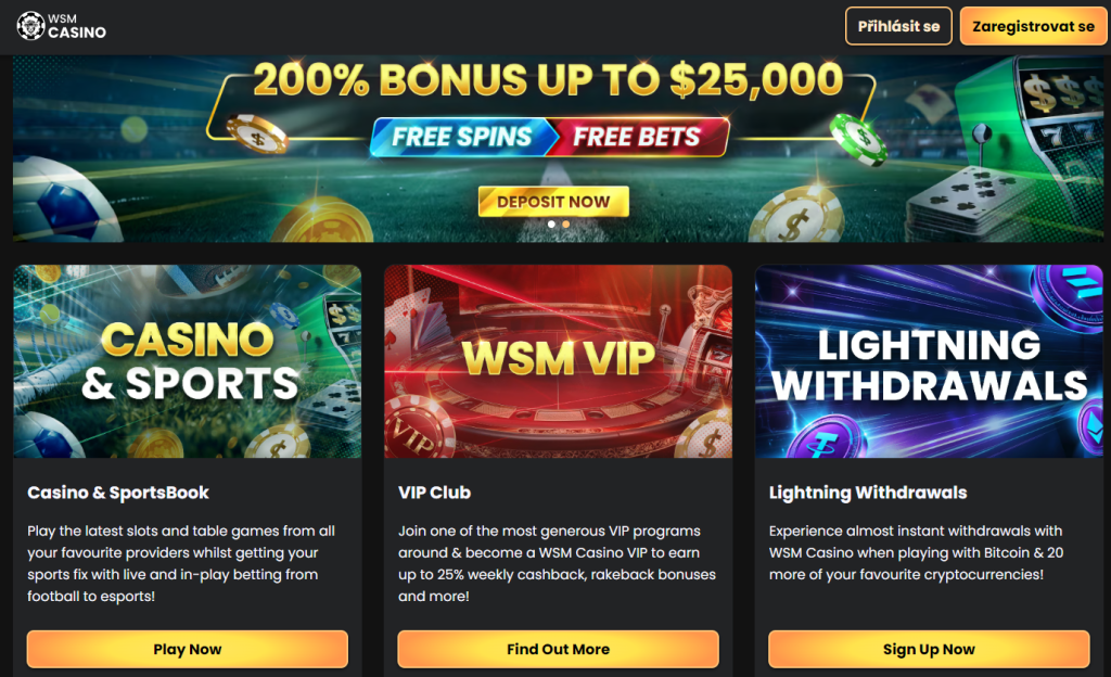 Online WSM casino