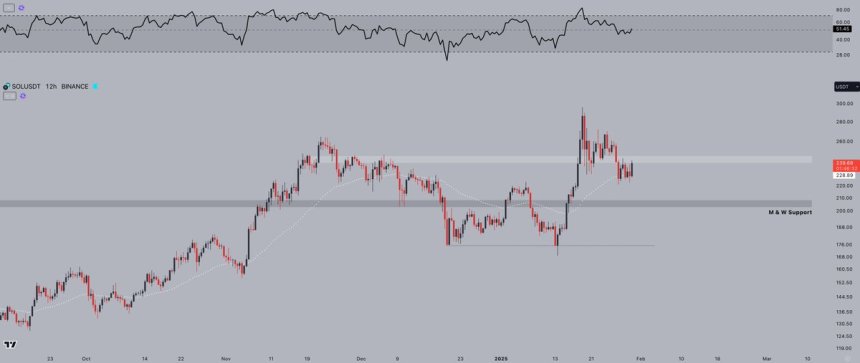 Solana testing key resistance | Source: Jelle on X