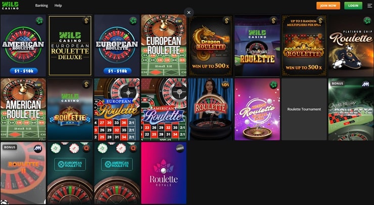 Wild Casino - Best online roulette casino