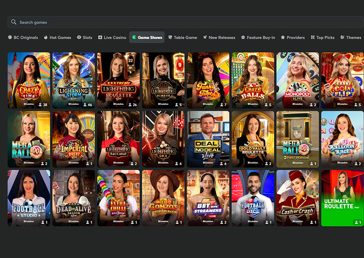 bc game live dealers