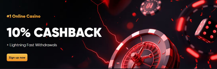 instant casino cashback bonus