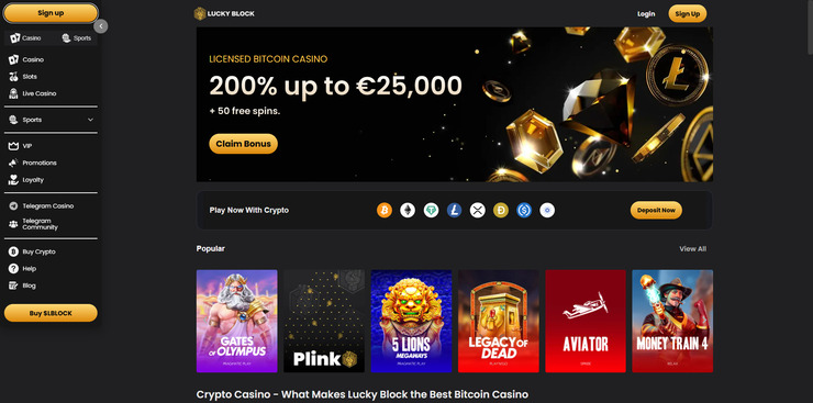 Lucky Block покер онлайн