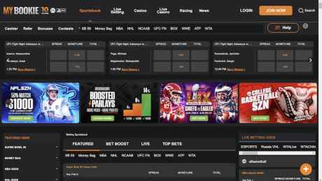 MyBookie New Mexico Sports Betting Lobby