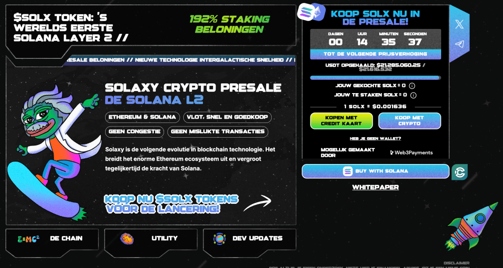 Solaxy $SOLX presale