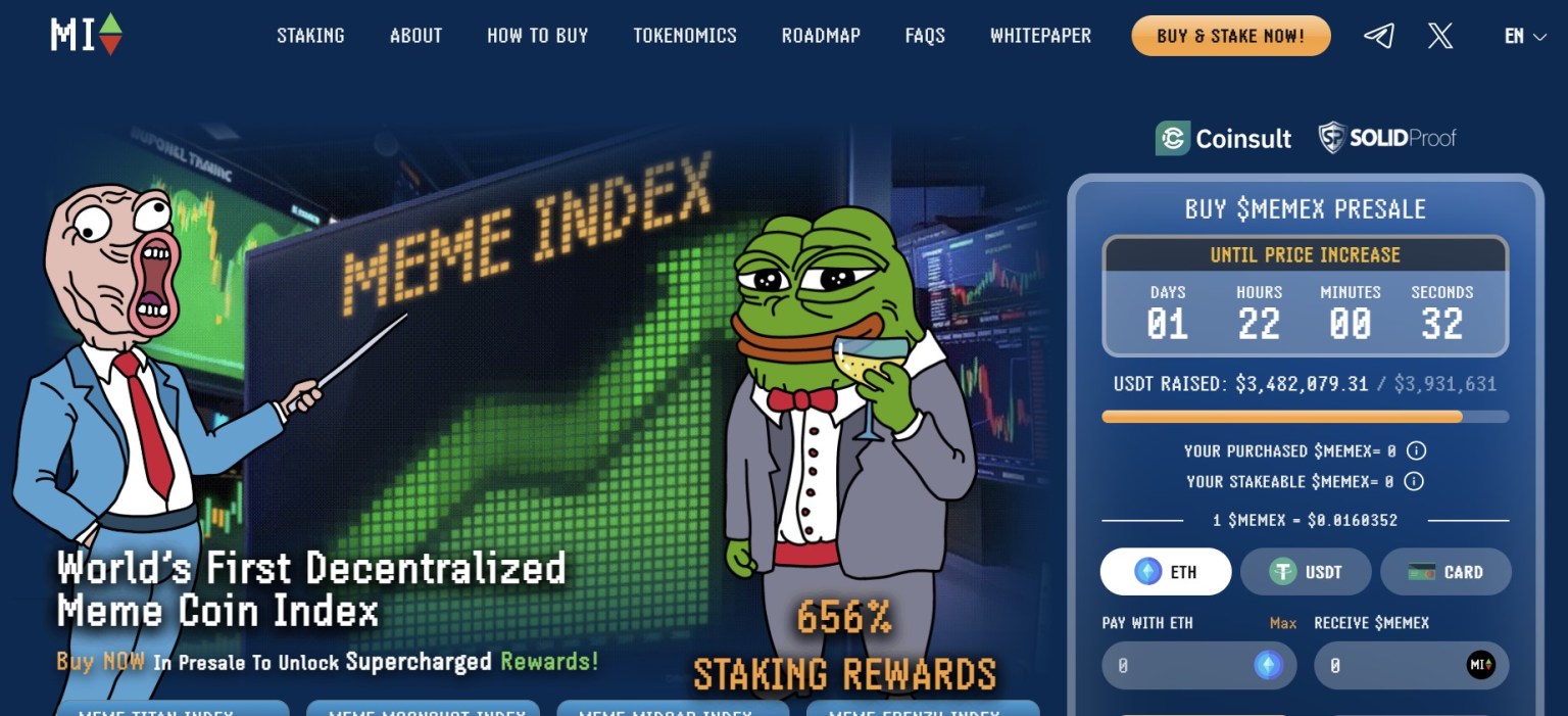 meme index - 6 Meme Coin Terbaik untuk Dibeli Saat SEC Mengakui Aplikasi Solana ETF Pertama