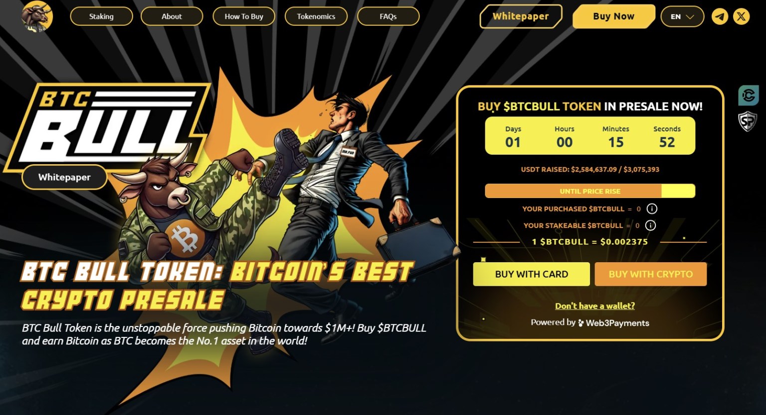 BTC Bull - Crypto Terbaik untuk Dibeli Saat Peluang Kanye West Meme Coin Meningkat 83%