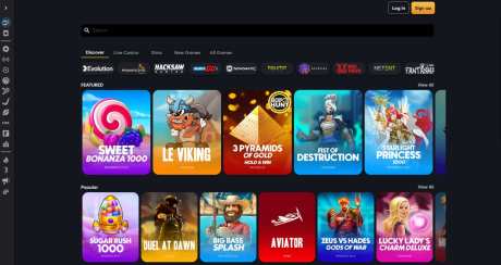 Instant Casino's selection of slots