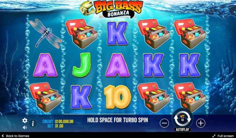 Tragaperras con dinero real Big Bass Bonanza de Pragmatic Play