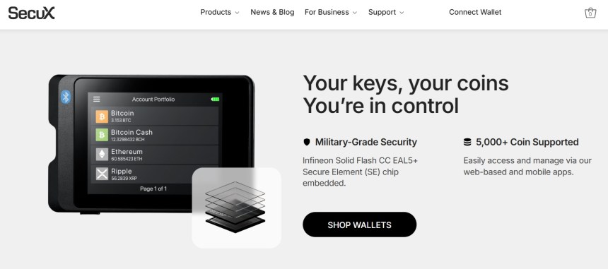 SecuX - Best Wallet
